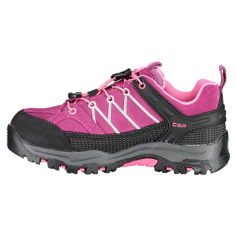 Scarpe Kids Rigel Low Trekking Shoes Wp Rosa - Berry-pink Fluo Eu 28.0 - Foto 4