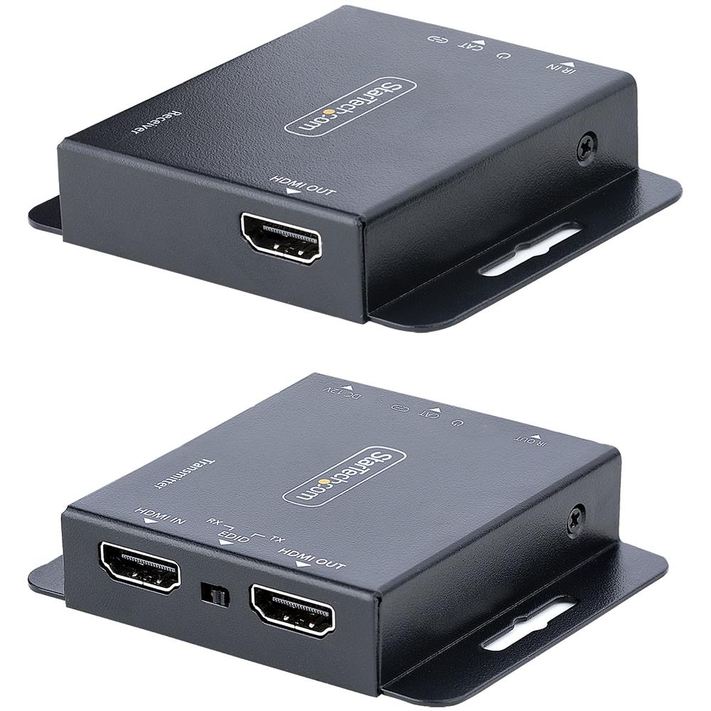 HDMI Extender via Ethernet 4K 30Hz / 40m o 1080p / 70m, Kit Extender HDMI via CAT6/CAT5, Estensione HDMI su IP con Power over Cable (PoE), Kit Trasmattitore e Ricevitore HDMI con IR e alimentatore singolo - Foto 1