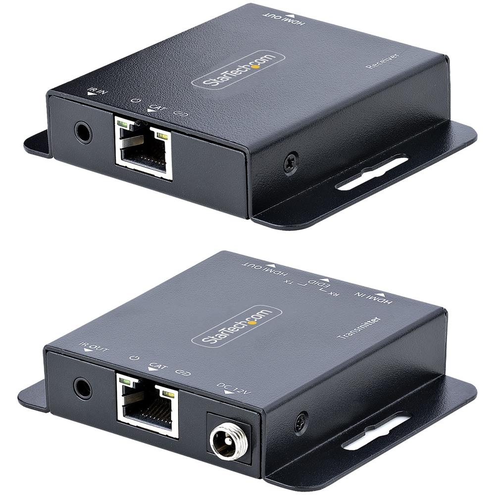 HDMI Extender via Ethernet 4K 30Hz / 40m o 1080p / 70m, Kit Extender HDMI via CAT6/CAT5, Estensione HDMI su IP con Power over Cable (PoE), Kit Trasmattitore e Ricevitore HDMI con IR e alimentatore singolo - Foto 2