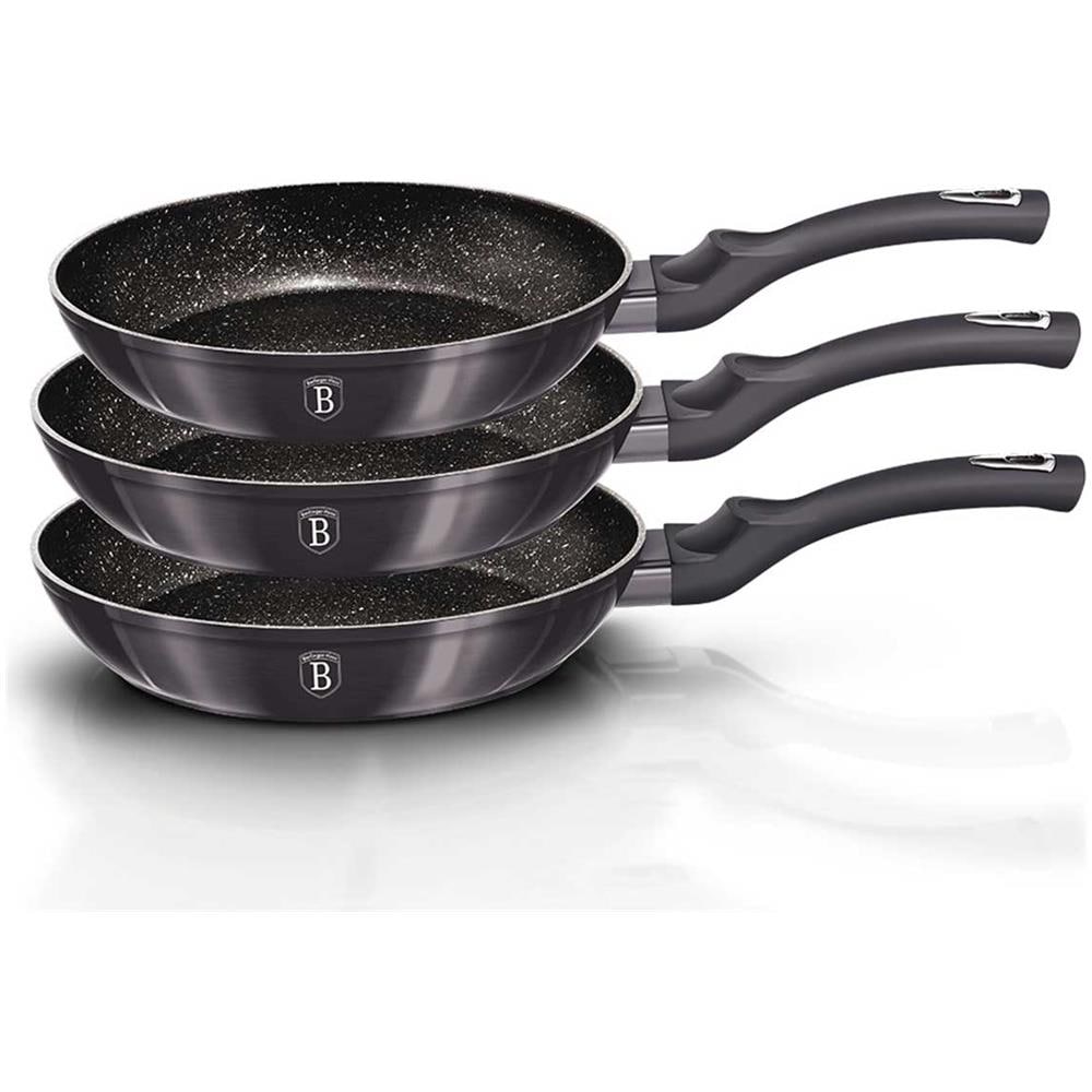 Set Di 3 Pentole In Granito Bh-6903 Carbon Pro - Foto 1