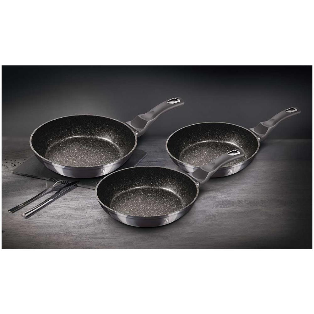Set Di 3 Pentole In Granito Bh-6903 Carbon Pro - Foto 6