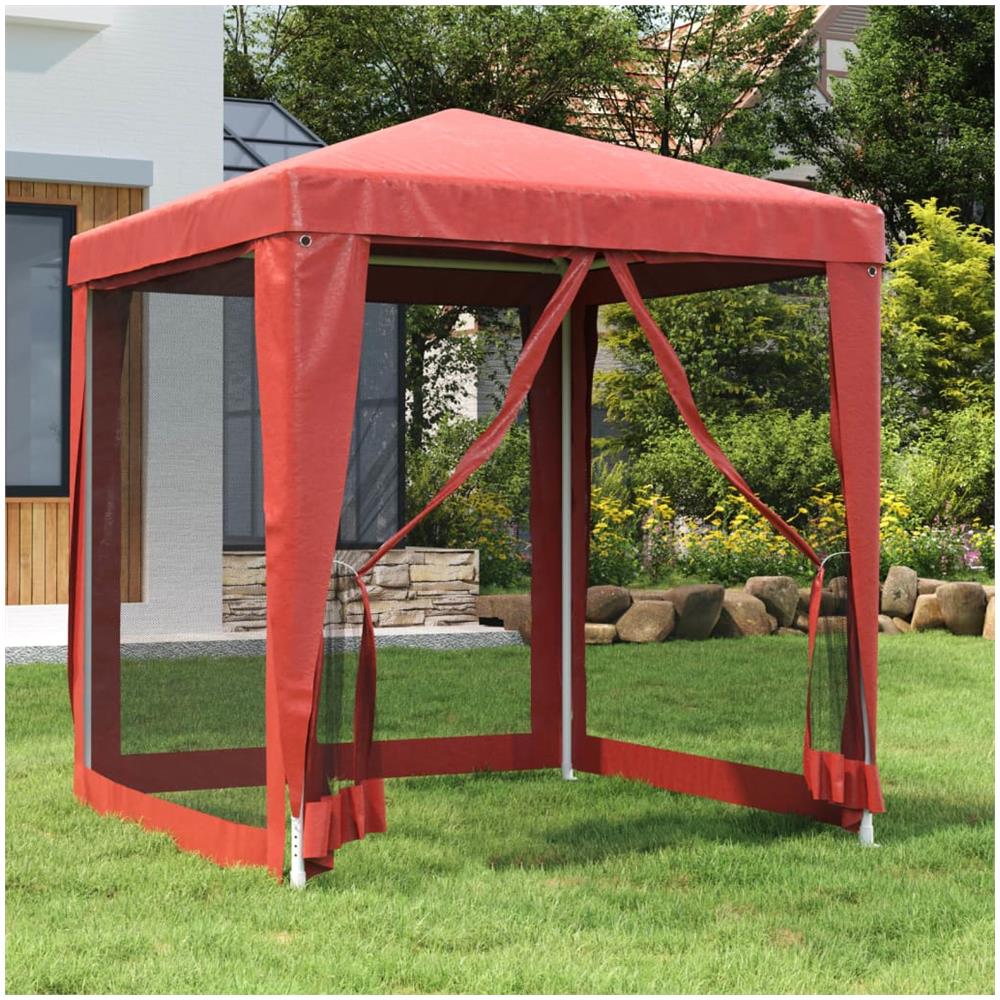 Tenda Per Feste Con Pareti Laterali In Rete 2x2 M Hdpe - Foto 1