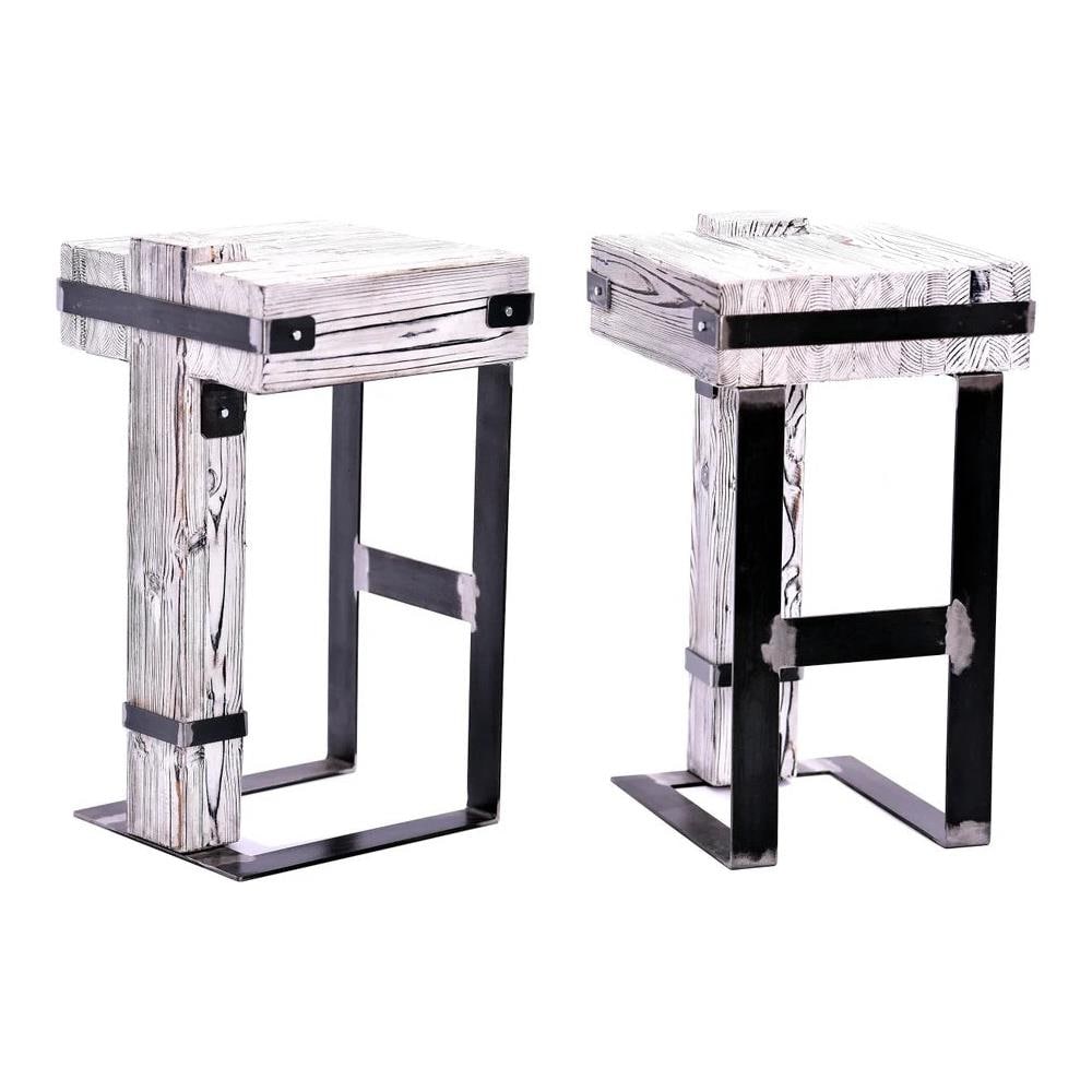 Set Di Mobili Da Bar Ldw (tavolo 180x60 Cm + 6 Sgabelli, Colore Bianco) Drohobycz - Foto 2