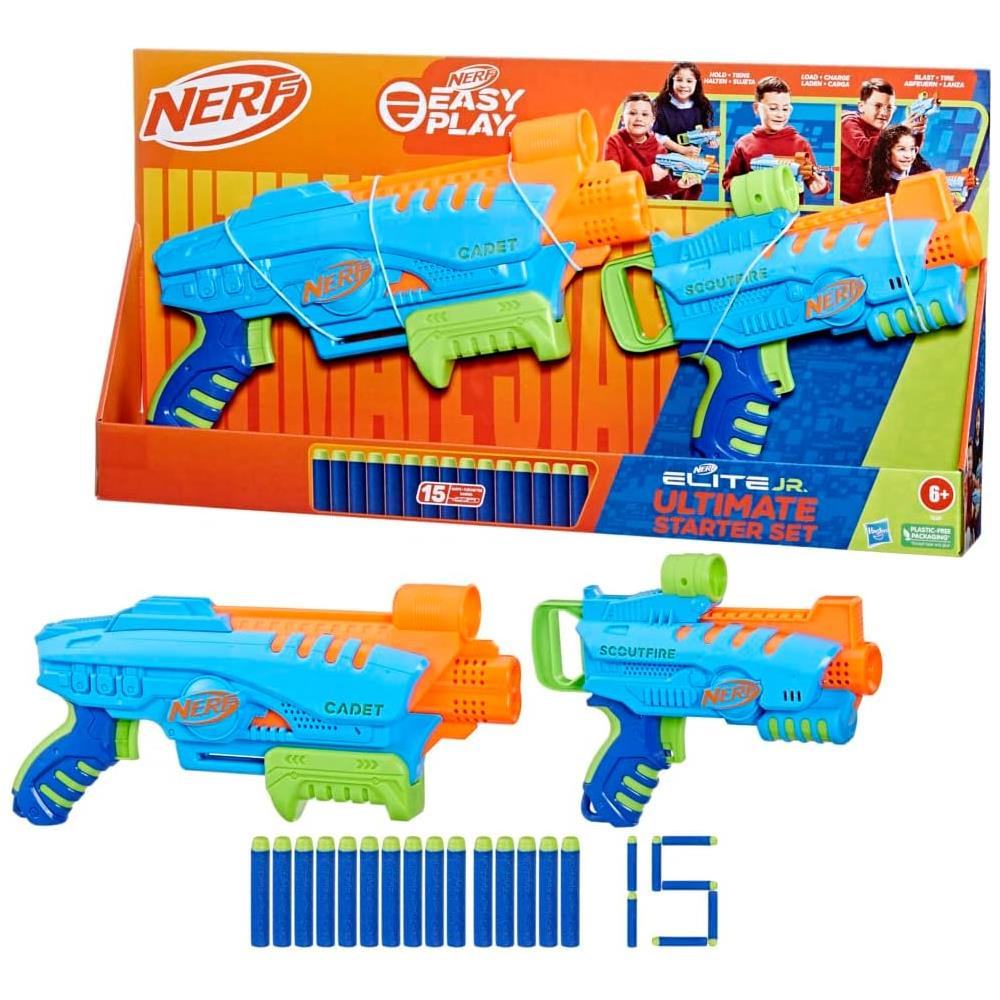 Pistola Giocattolo Hasbro F6369eu4 Nerf Elite Jr Ultimate Starter Set - Foto 2