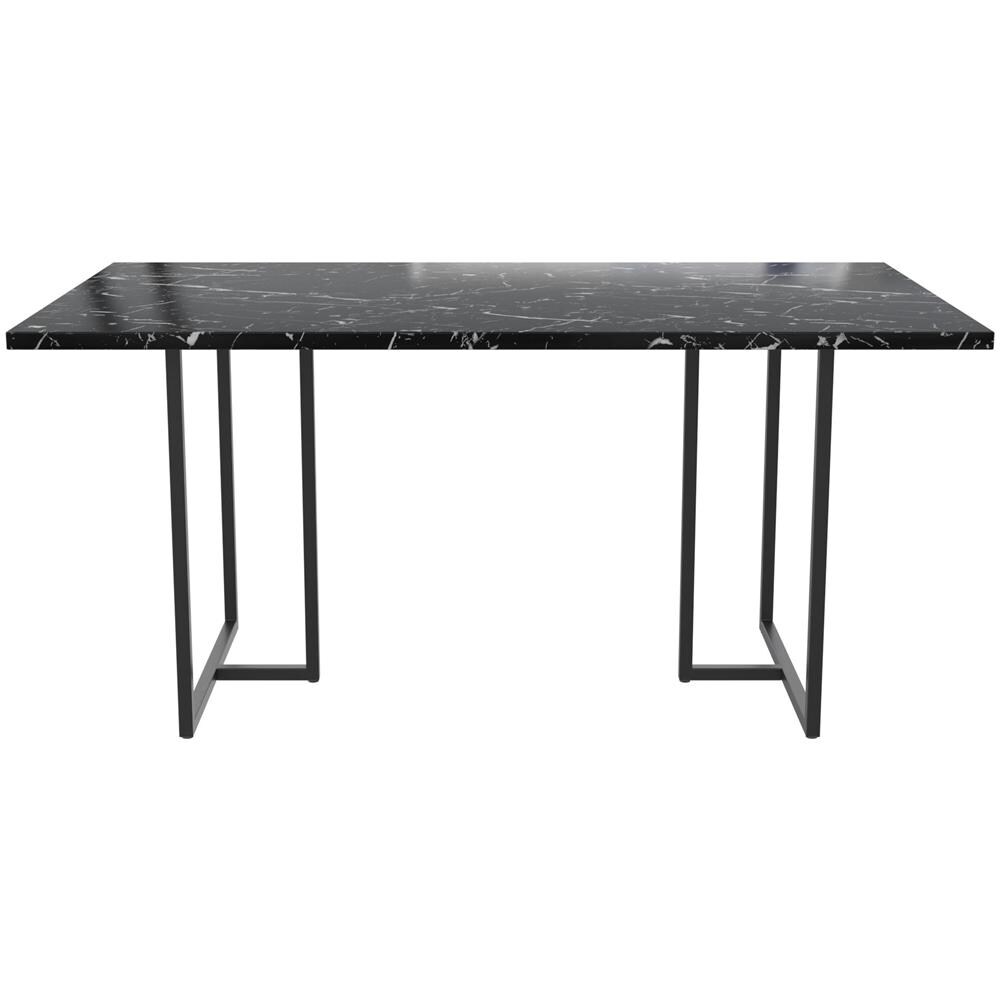 Astor Tavolo Da Pranzo In Marmo Nero Mdf - Foto 2