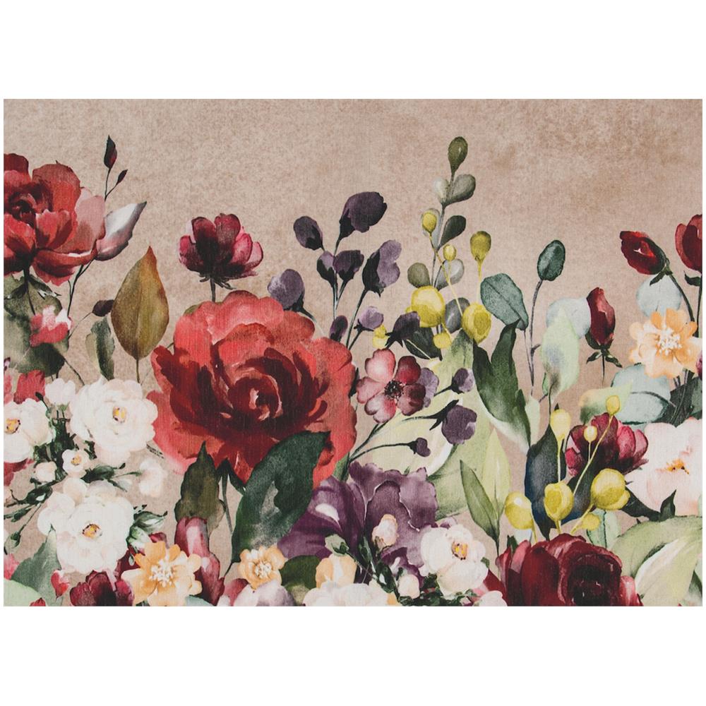 Tappeto Cucina Antiscivolo Stampa Digitale Emozioni Fantasie Floreali Varie 58x115 Aida - Foto 2