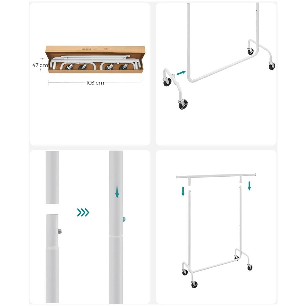 Appendiabiti su ruote per cappotti e giacche HSR011W01V1 - Foto 9
