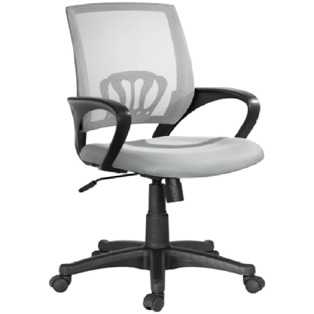 Sedia Reclinabile Girevole Scrivania Regolabile Con Braccioli Poltrona Grigia - Foto 1