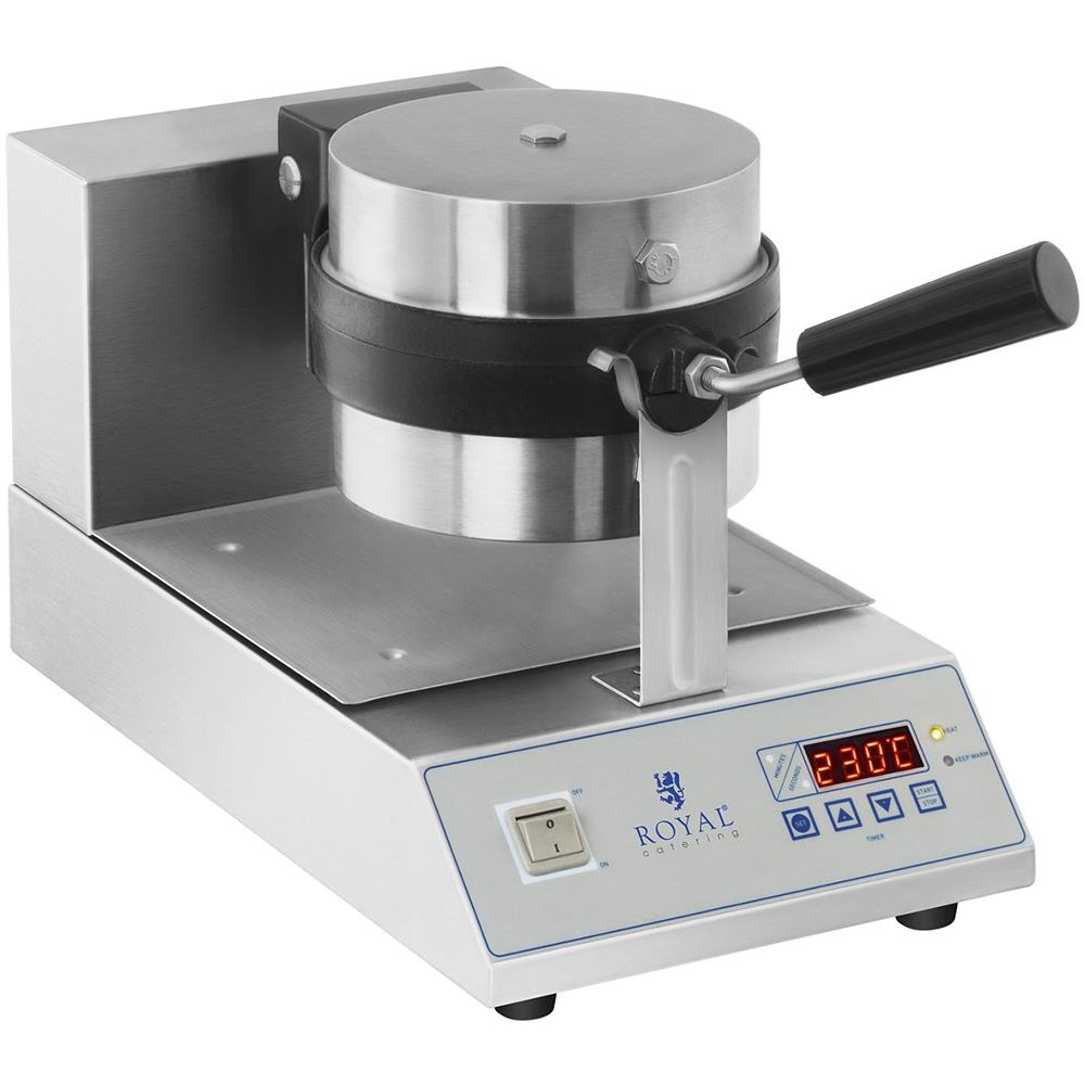 Piastra Per Waffel Con Led - Girevole - 1300 W - Foto 2