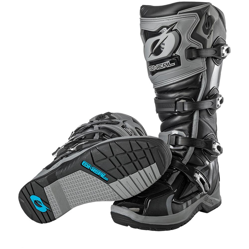 Stivali Mx 2019 Rmx Nero Grigio (eu 42 / Us 9, Nero) - Foto 4