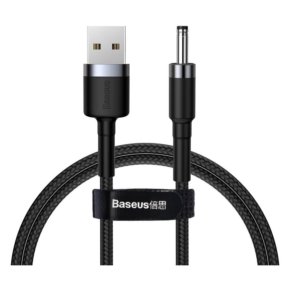 Universale Cavo Di Carico Cafule, Usb-a A 3.5mm Dc, 2a, 1m, Grigio / Nero (cadklf-g1)  - Foto 3