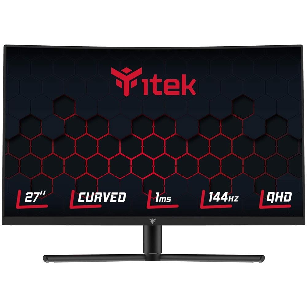 Monitor ITEK GGC - 27 CURVED R1500, QHD 2560x1440, VA, 165Hz, 16:9, 1ms, 2xHDMI