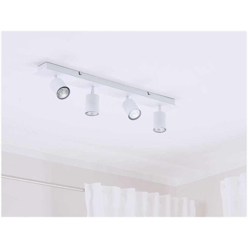 Lampada Da Soffitto A 4 Luci Bianco Tigris - Foto 2