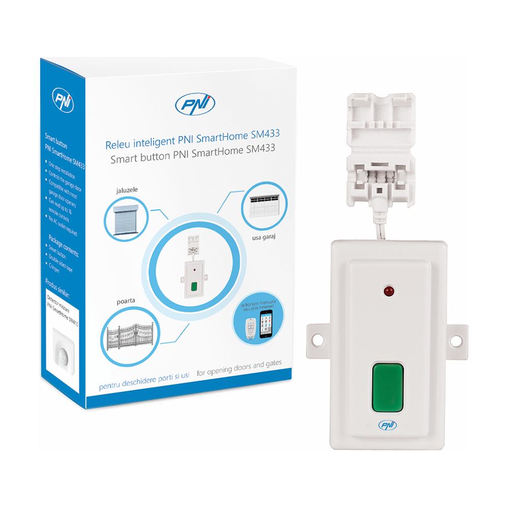 Intelligente Relè Smarthome Sm433 Per L'apertura Di Porte E Porte Con Accesso Manuale O Ad Internet - Foto 1