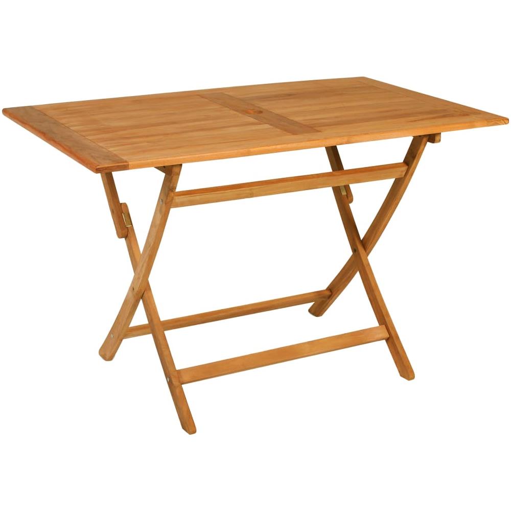 Set Da Pranzo Da Giardino 5 Pz In Legno Massello Di Teak - Foto 2