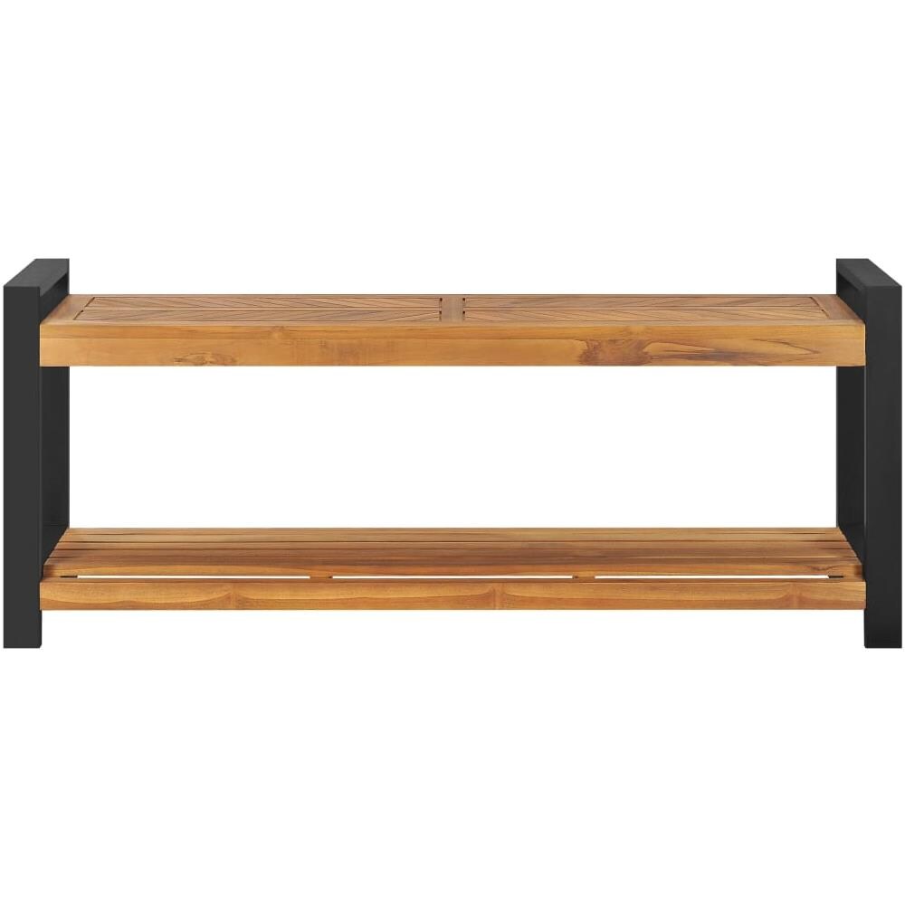 Panca 120 Cm In Legno Massello Di Teak - Foto 2