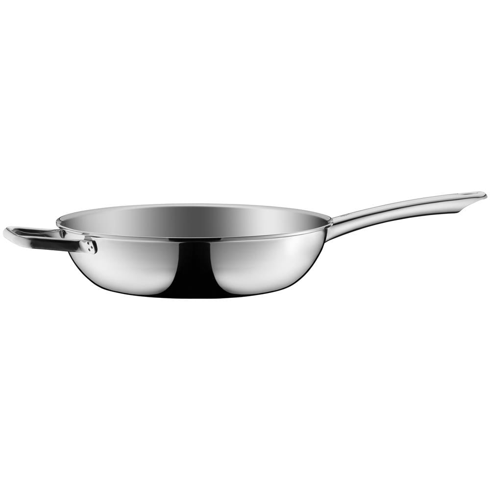 Wok In Acciaio Inox 28cm Acciaio - 1756486411 - Foto 6