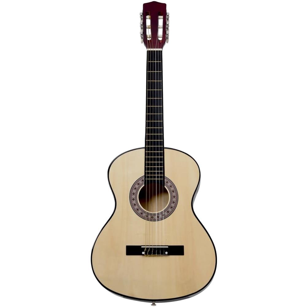 Chitarra Classica per Principianti Nera 4/4 39"" in Tiglio - Foto 3