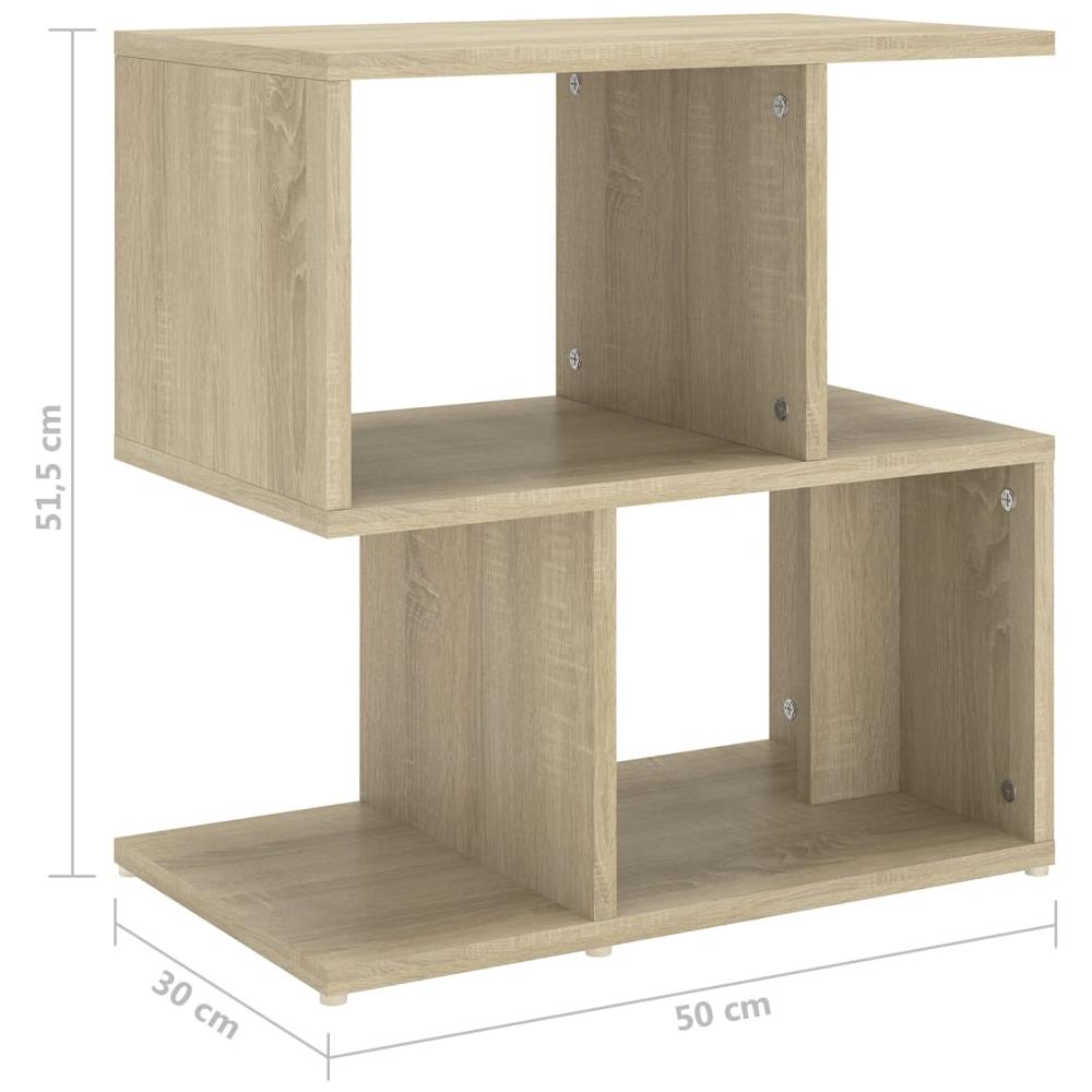 Comodino Rovere Sonoma 50x30x51,5 cm in Legno Multistrato - Foto 8