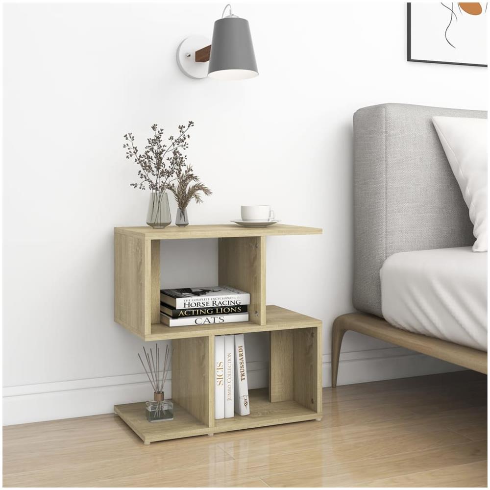 Comodino Rovere Sonoma 50x30x51,5 cm in Legno Multistrato - Foto 1
