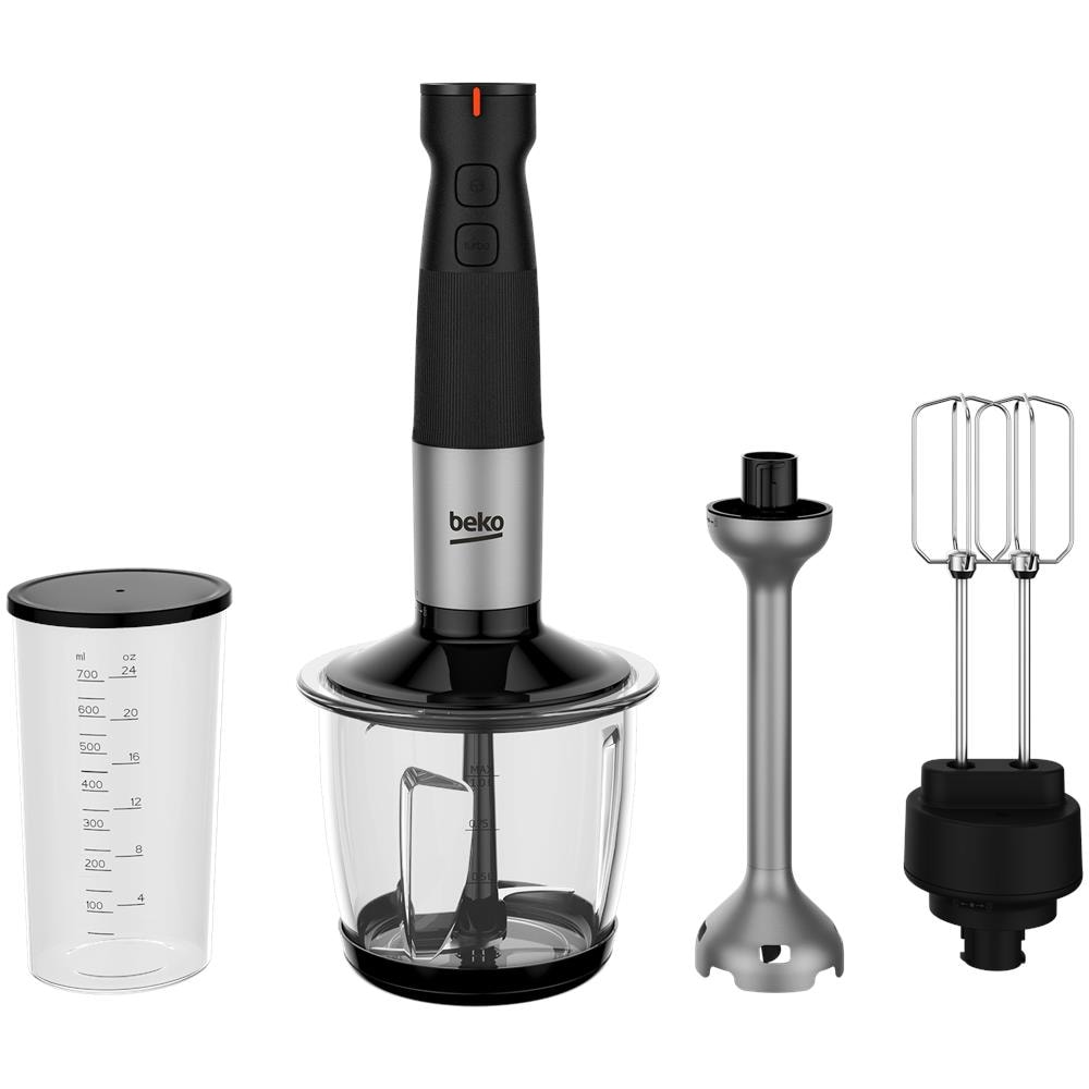 Frullatore ad Immersione HBA81762BX con Recipiente da 0.7 L Potenza 750 Watt Colore Inox - Foto 1