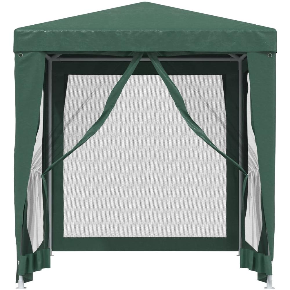 Tenda Per Feste Con 4 Pareti Laterali In Rete Verde 2x2 M Hdpe - Foto 3