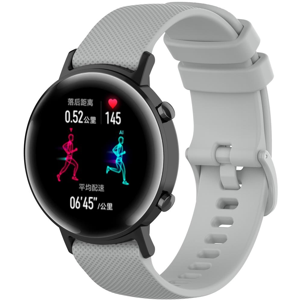 Cinturino Per Orologio In Silicone Grey 20 Mm - Foto 2