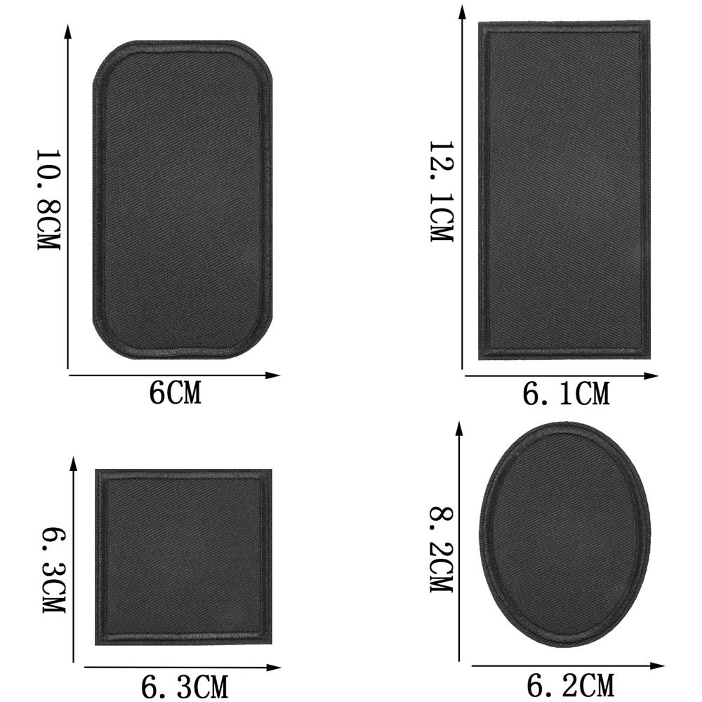 Kit Di Riparazione Con Fogli Adesivi Resistenti - 8 Pezzi Multicolor - Foto 2