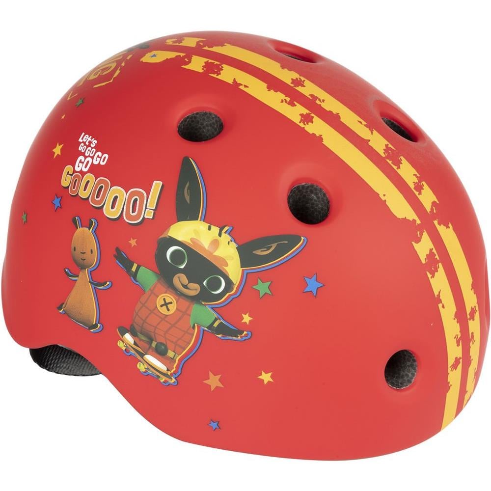 Casco Street Ciclo-skateboard Bambino Coniglietto Bing Bici Bicicletta (taglia S) 48 -52 Cm Protezione Rosso - Foto 3