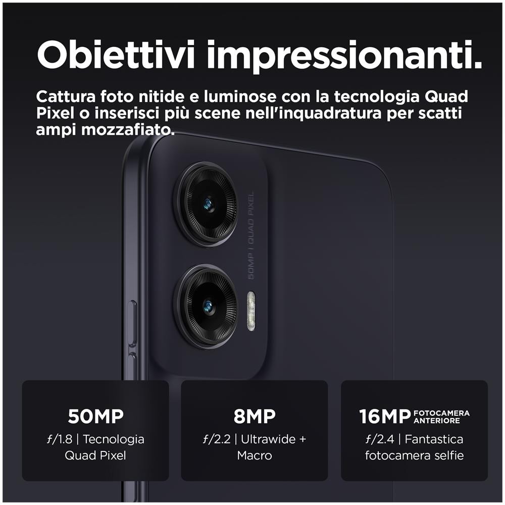 Moto G35 5G 128GB 4GB Ram Display 6.72" Main Camera 50MP Dual Sim 5000 mAh Midnight Black Tim - Foto 12