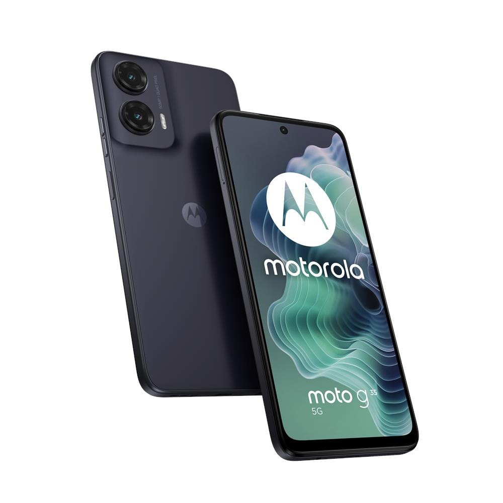 Moto G35 5G 128GB 4GB Ram Display 6.72" Main Camera 50MP Dual Sim 5000 mAh Midnight Black Tim - Foto 1
