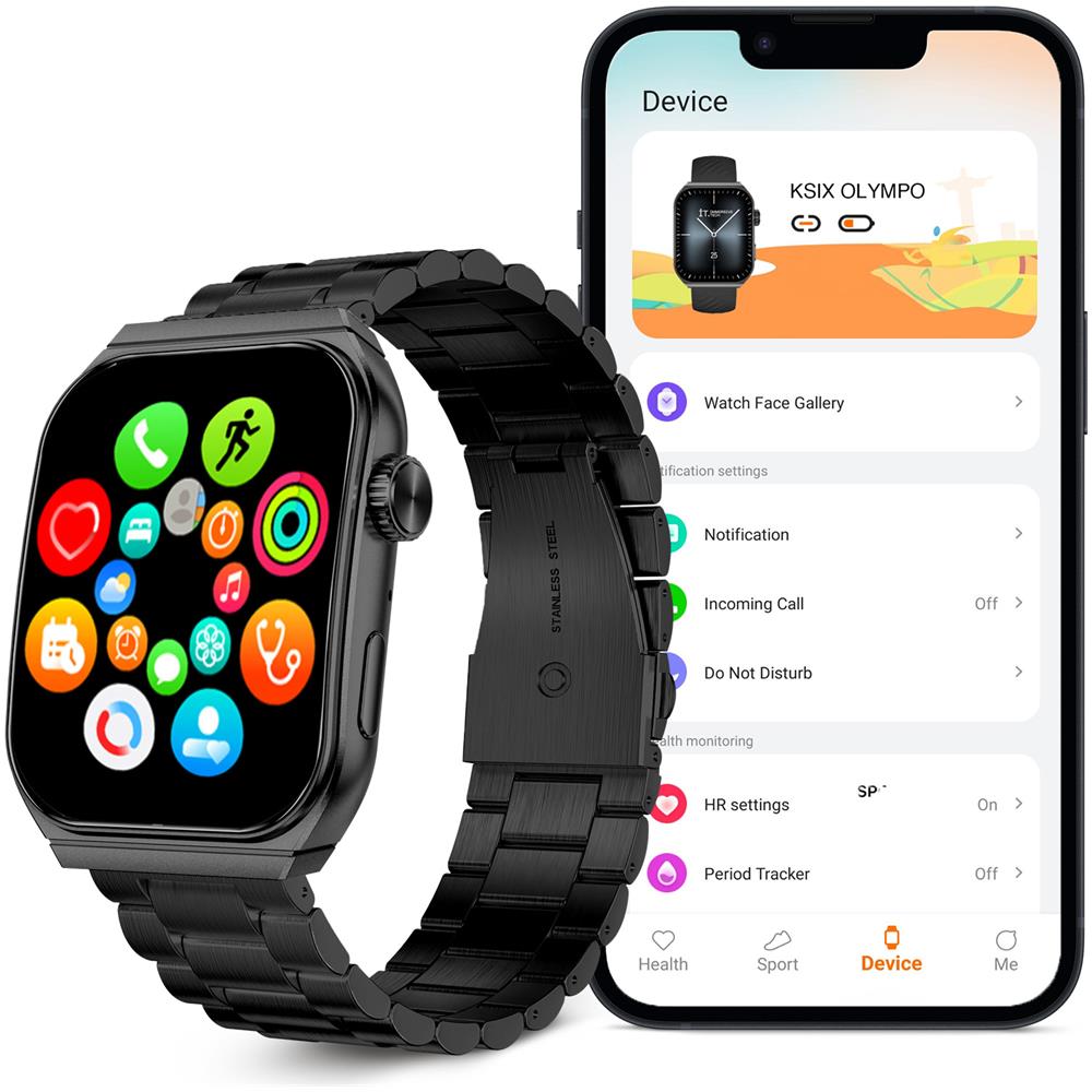 Olympo 4,98 cm (1.96") AMOLED Digitale 410 x 502 Pixel Touch screen Nero - Foto 2