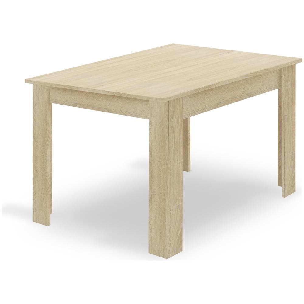 Tavolo NP in rovere Sonoma + 4 sedie WAT bianche /gambe naturali - Foto 2