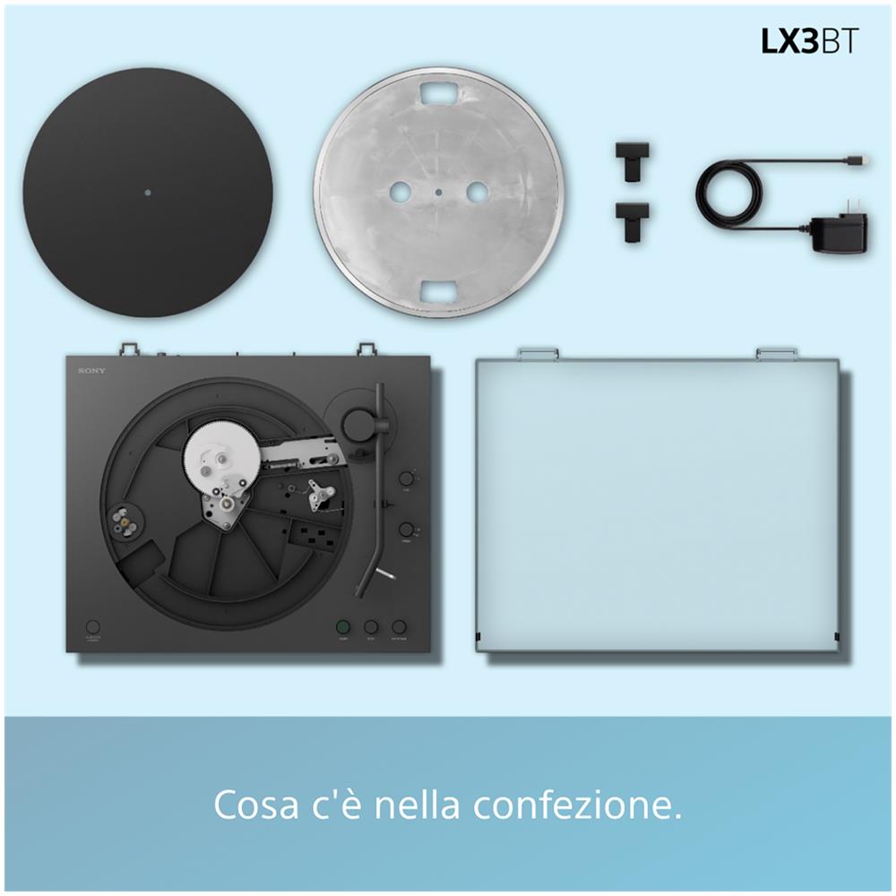 PS-LX3BT Giradischi con trasmissione a cinghia Nero Automatico - Foto 18
