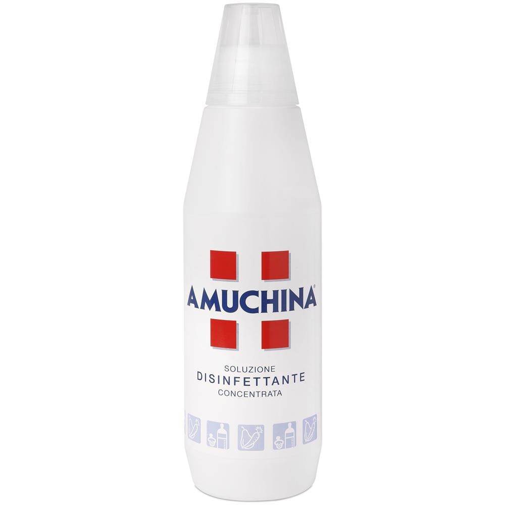 Amuchina Liquida 100% Disinfettante Igienizzante a Base di Ipoclorito di Sodio Antimicrobico Ad Ampio Spettro D'Azione 1000 ml - Foto 1