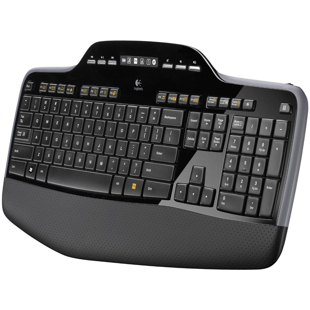 Kit Mouse Laser 1000 DPI + Tastiera Wireless Desktop MK710 Colore Nero (Layout Italiano)  - Foto 2