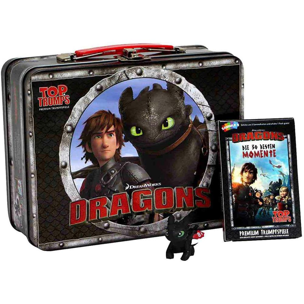 Dreamworks Dragons Top Trumps Card Game With Kids Box German Version - Foto 2