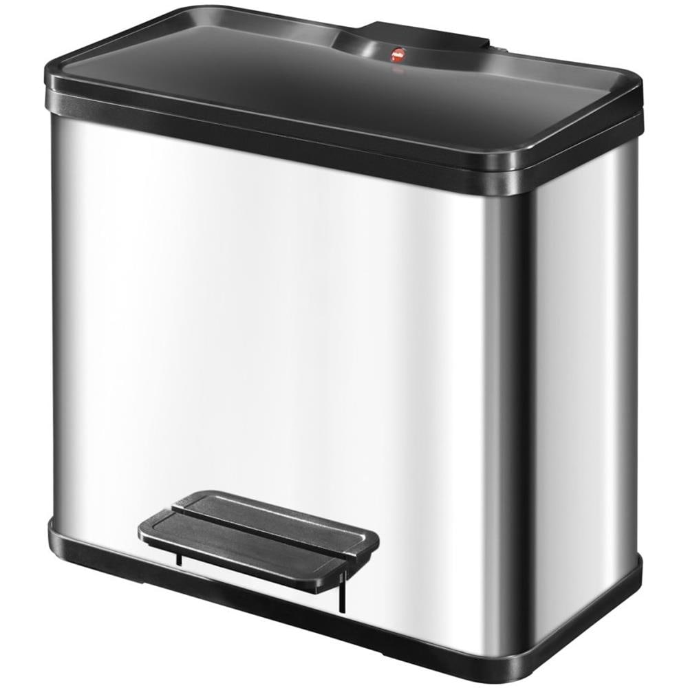Pattumiera A Pedale Oko Duo Plus L 17 L+9 L Acciaio Inox 0630-200 - Foto 1