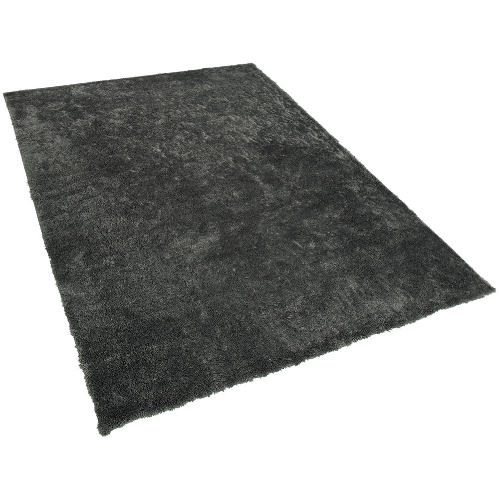 Tappeto Shaggy Grigio Scuro 160 X 230 Cm Evren - Foto 1