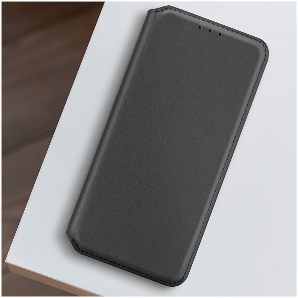 Custodia Per Xiaomi Redmi 9a Copertina Magnetica Portacarte Supporto Nera - Foto 10