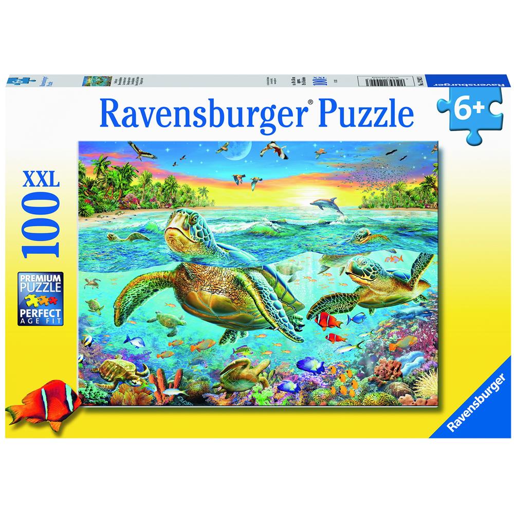 Puzzle 100 Pz. Tartarughe Marin - Foto 2