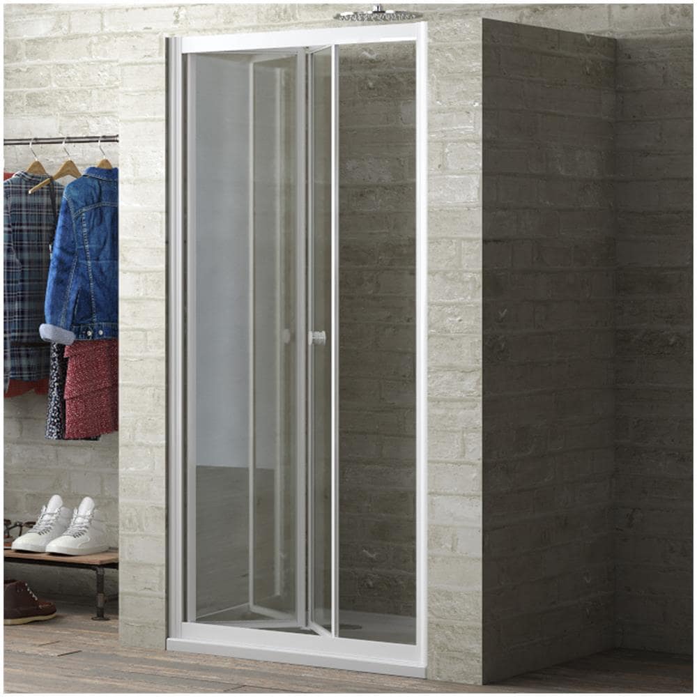Porta Doccia A Soffietto Book Libro Per Box Nicchia Con Apertura Totale Cristallo Temprato Trasparente Con Pomello E Chiusura Magnetica Reversibile *** Misure : 76-80xh190cm Trasparente - Foto 1