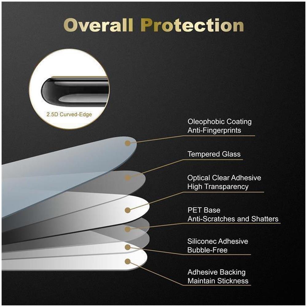 3x Pellicola Di Armatura Compatibile Con Samsung Galaxy S8 Plus In Elevata Trasparenza - 3x Vetro Temperato (tempered) Di Protezione Del Display In Durezza 9h Con 3d Touch - Foto 8