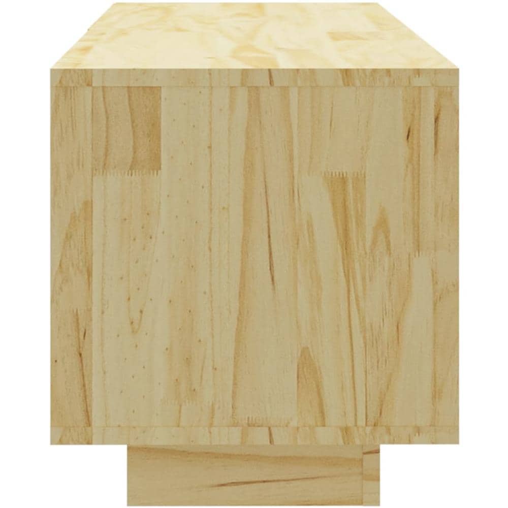 Mobile Porta TV 110x30x33,5 cm in Legno Massello di Pino - Foto 2