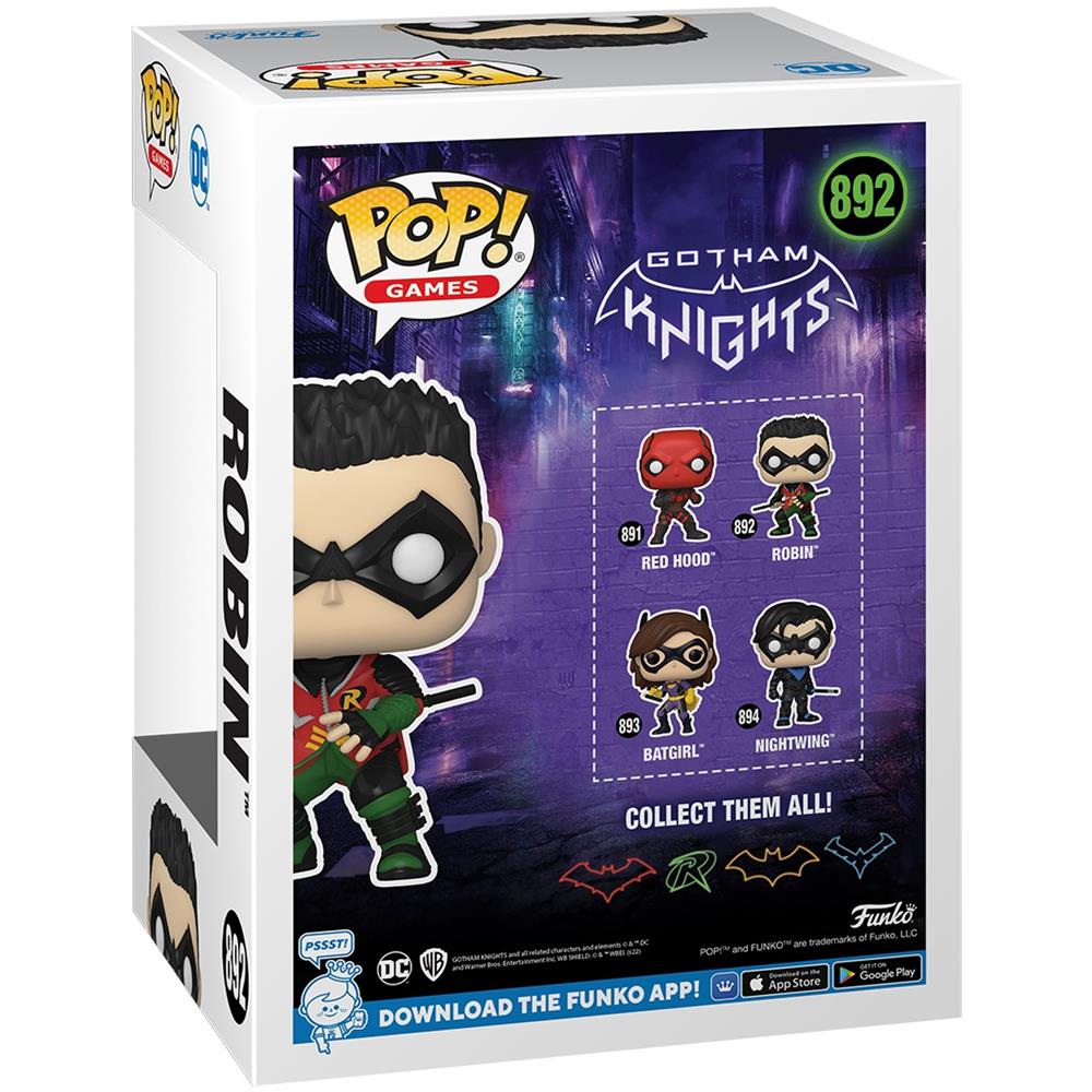 Gotham Knights Pop! Games Vinyl Figure Robin 9 Cm - Foto 4