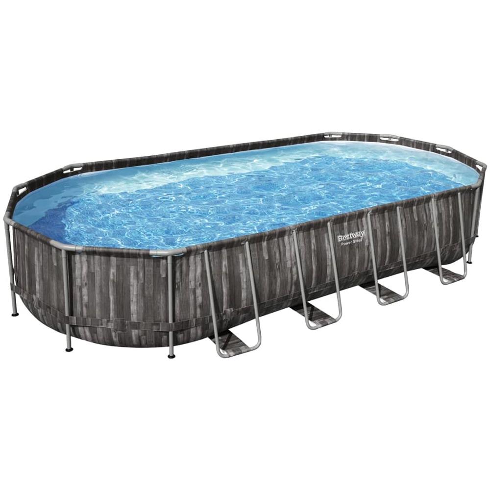 Set Piscina Ovale 7,32x3,66x1,22 M - Foto 2