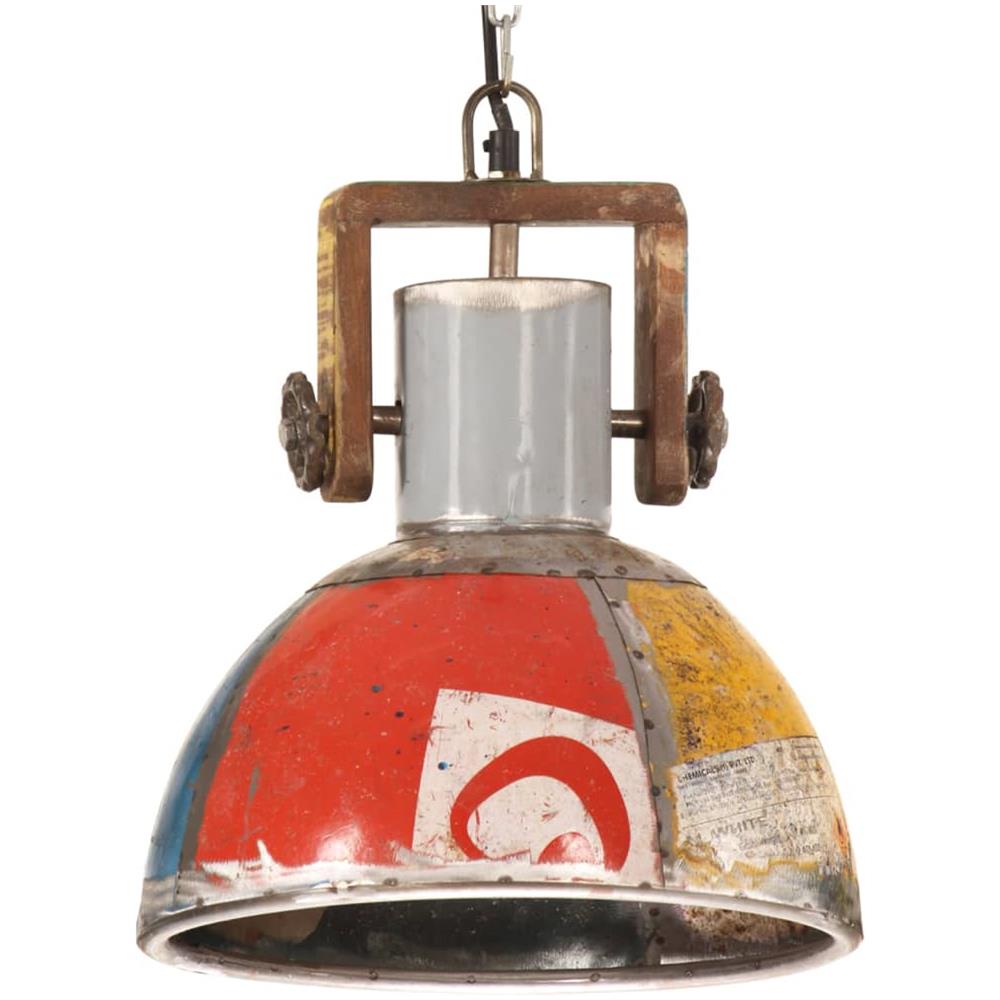 Lampada Sospesa Industriale 25 W Multicolore Rotonda 30 Cm E27 - Foto 2