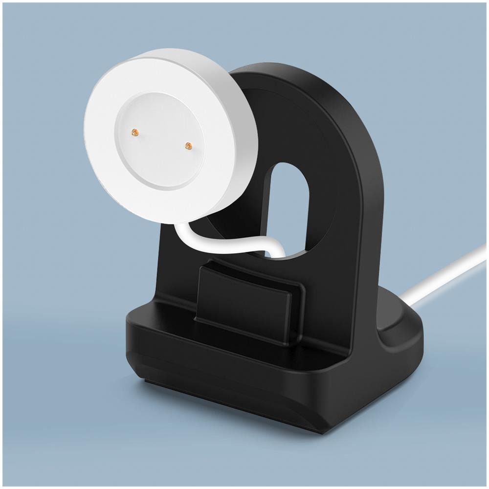 Supporto Da Tavolo Per Honor Watch Gs3, Design Compatto - Nero - Foto 2