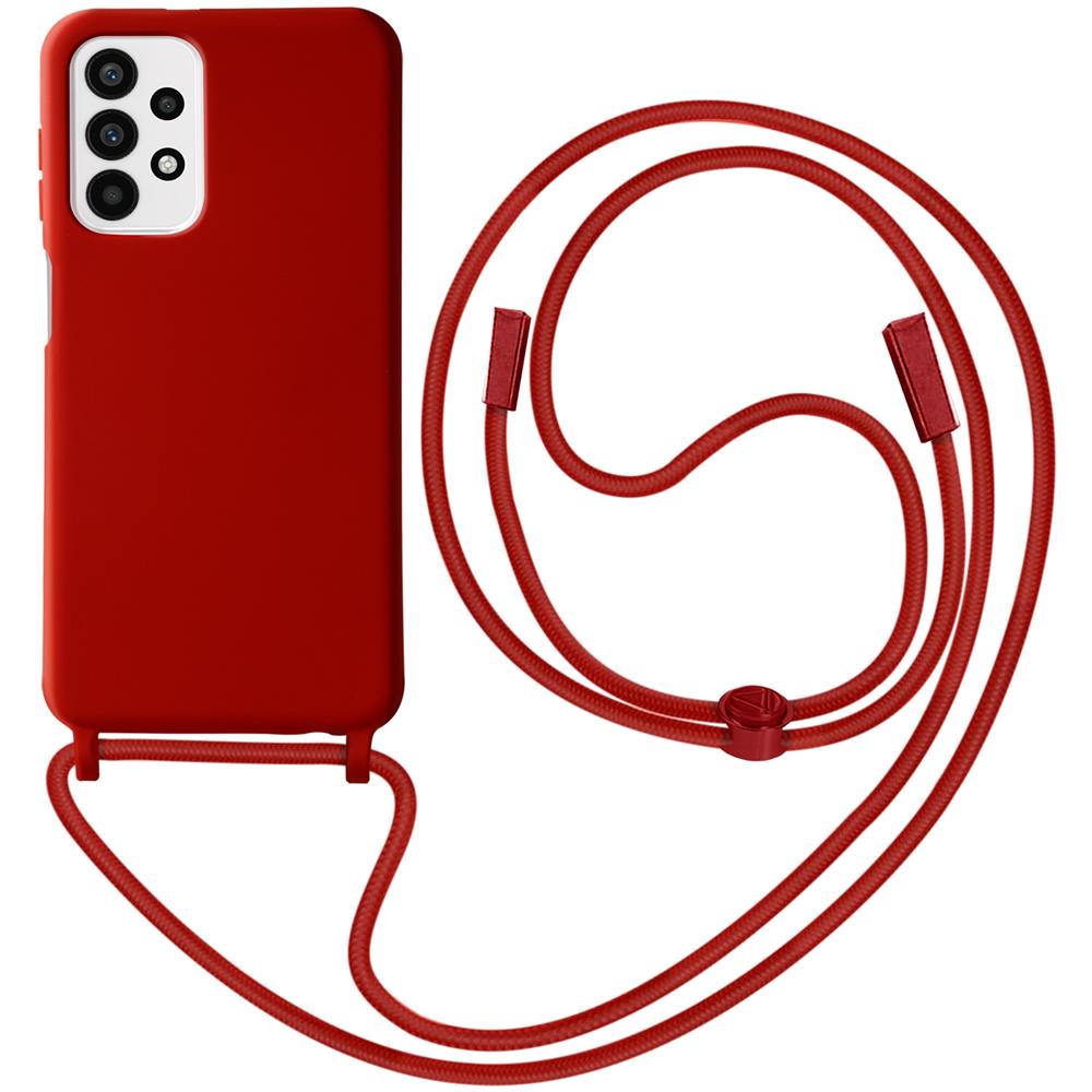 Cover Semirigida Per Samsung A23 5g / M23 5g Cordino Nylon Intrecciato 80 Cm - Foto 1