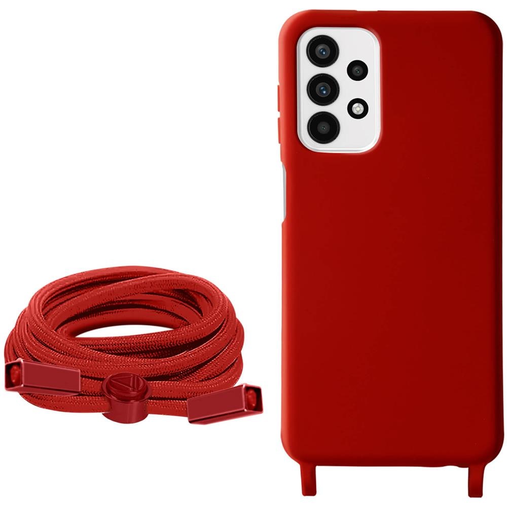 Cover Semirigida Per Samsung A23 5g / M23 5g Cordino Nylon Intrecciato 80 Cm - Foto 5